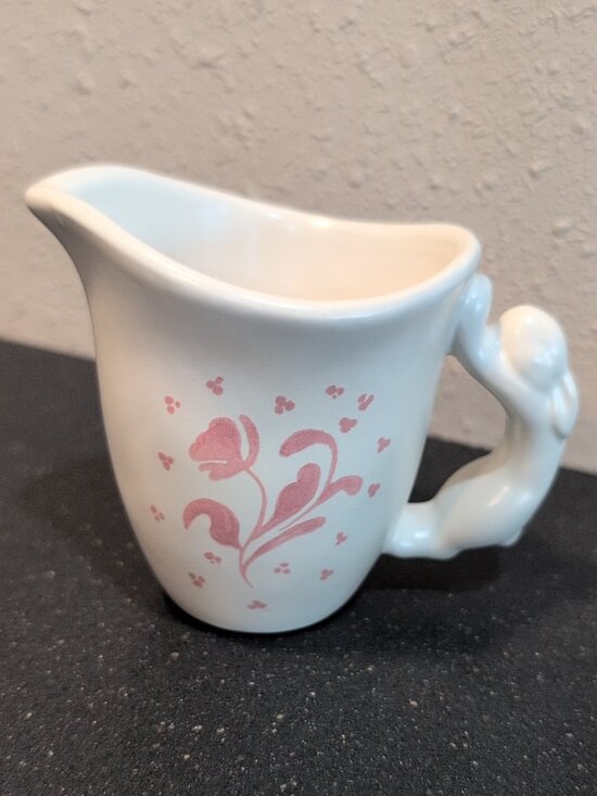 Threshold Other - New Stoneware Creamer Pitcher Pink Threshold Easter Target 2026 Bunny Handle